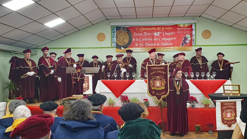 Confrérie des Compagnons de la Saint-Vincent de Vallères en Touraine