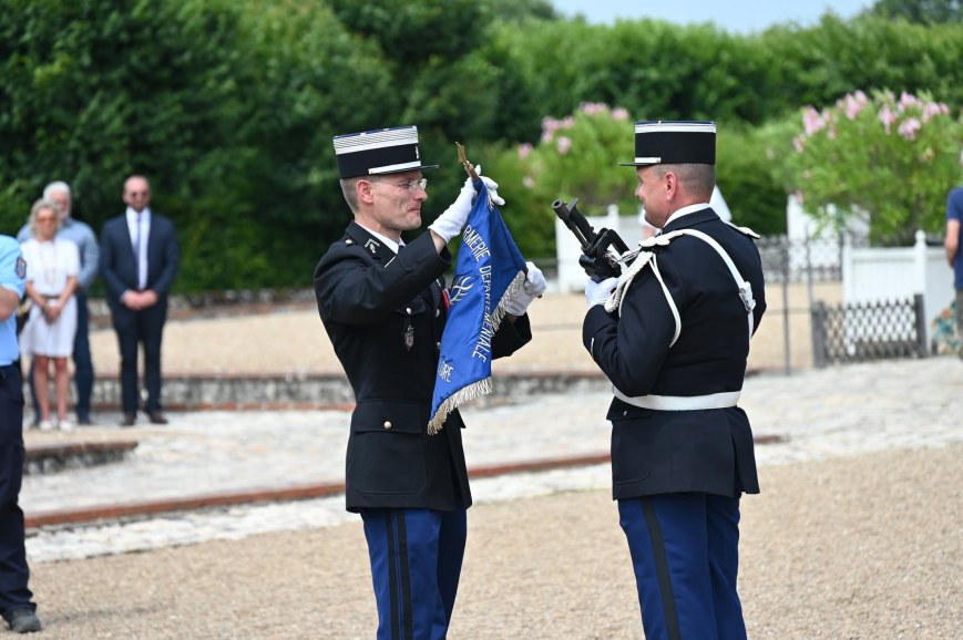 Cérémonie militaire en l’honneur du Colonel Thibaud FRIEDLING au château de Villandry